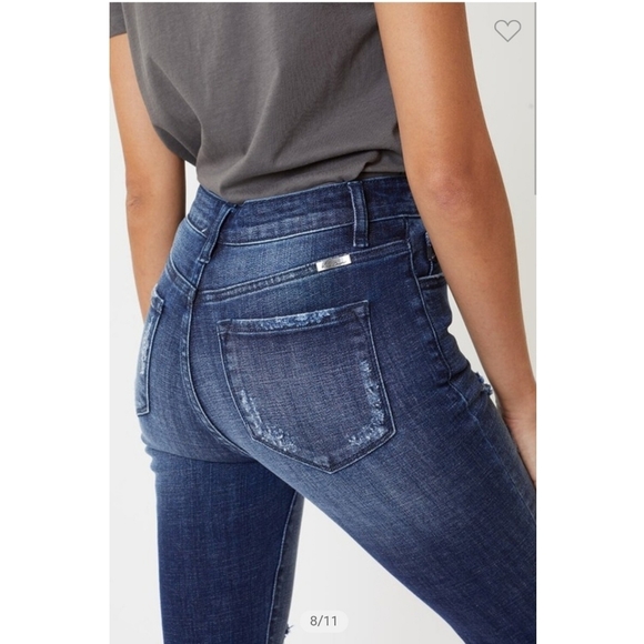 Kancan Super High Waisted Ankle Jeans - Picture 4 of 9